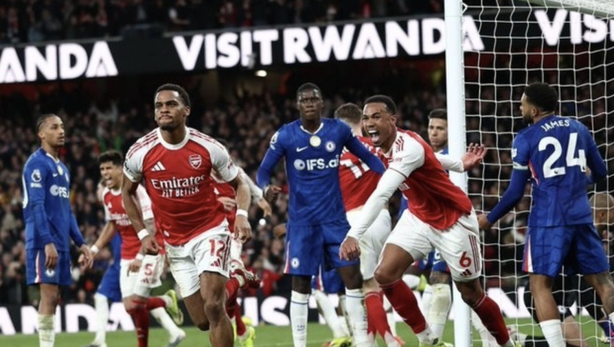 阿森纳打进3角球！丑陋2-1斩杀切尔西 5分领跑英超：曼联升到第3