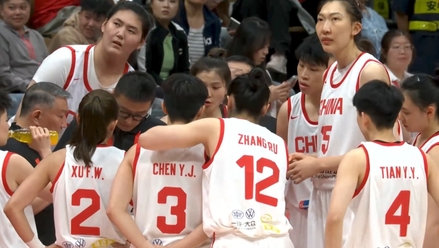 中国女篮险胜尤文图特全场集锦：韩旭23+5张子宇9+6
