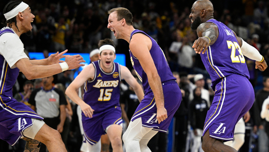 【集锦】湖人105-104魔术 东契奇轰33+8肯纳德三分救主湖人绝杀魔术迎九连胜