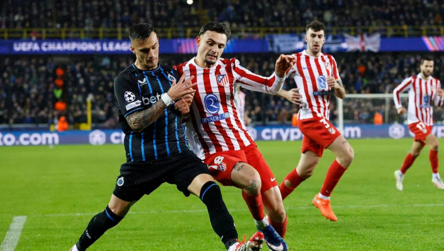 主场疯狂庆祝！欧冠马竞3-3遭布鲁日争议绝平，近4场仅1胜