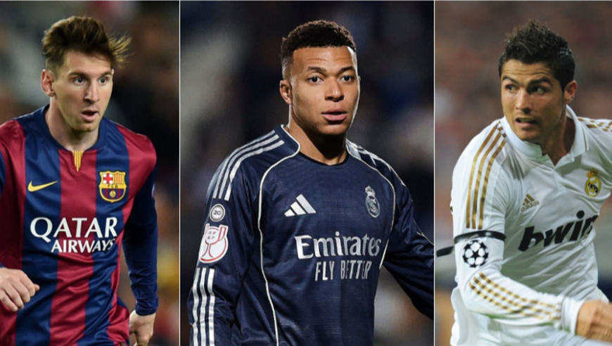 姆巴佩迎来27岁生日！外媒对比姆巴佩与梅、罗27岁时数据