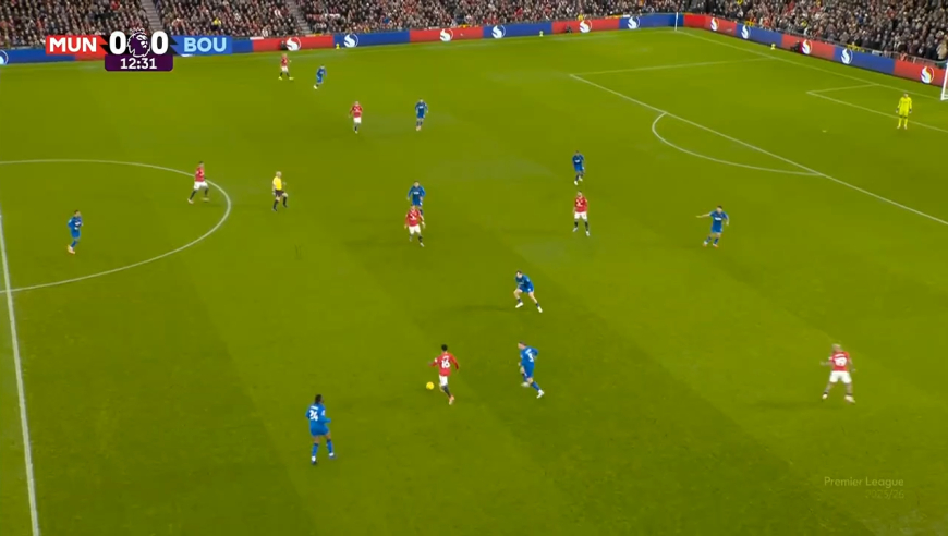 太刺激！慢镜还原曼联伯恩茅斯极致8球疯狂对轰，曼联4-4伯恩茅斯