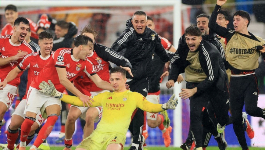 门将读秒绝杀！本菲卡4-2皇马压哨压线晋级 穆里尼奥振臂高呼狂奔如少年