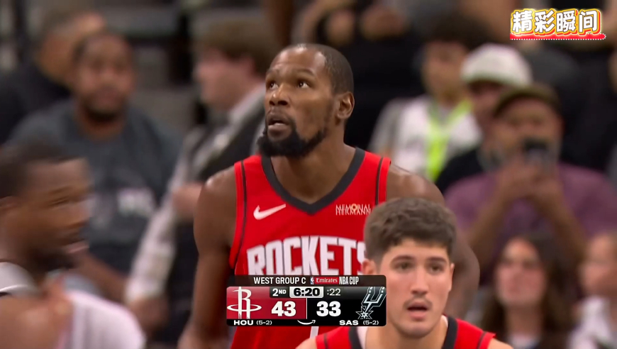 三分雨！谢泼德无视杜兰特要球自信三分命中 阿杜随后三分也中