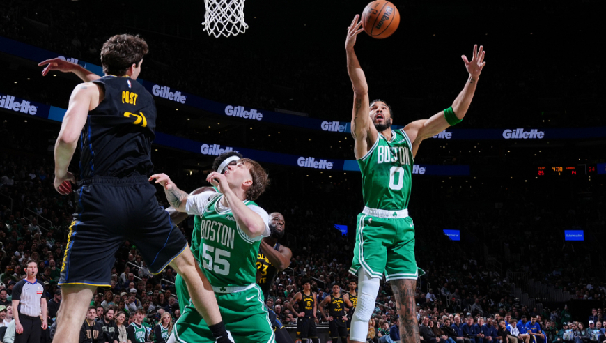 渐入佳境！塔图姆vs勇士24分10篮板：5记三分接管凯尔特人外线火力