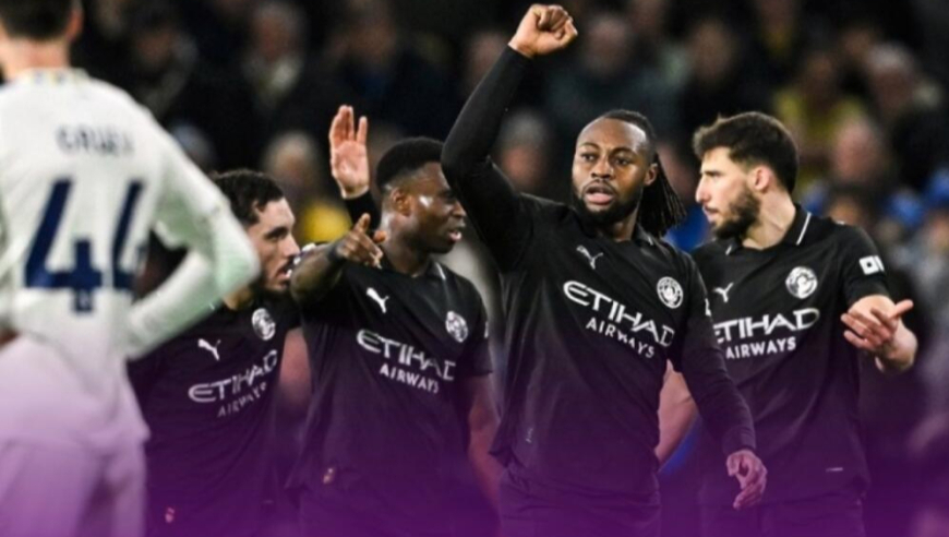 英超-距榜首2分！曼城1-0利兹联联赛4连胜，塞梅尼奥制胜，勒温失单刀