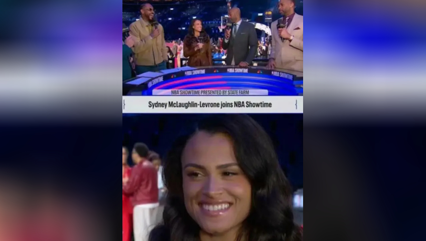 顶级运动员之间的交流，几位一共8枚奥运金牌