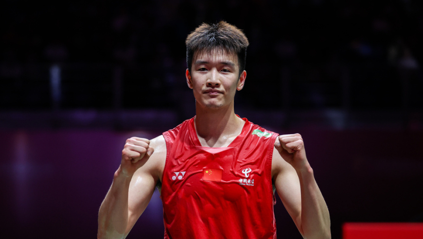 什么是大心脏？李诗沣挽救2个赛点 24-22爆高分翻盘拉克什亚