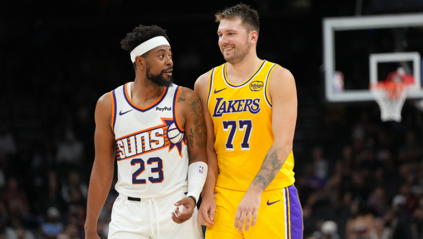 NBA季前赛：残阵太阳逆转湖人 东契奇空砍25+7+4斯马特首秀0分