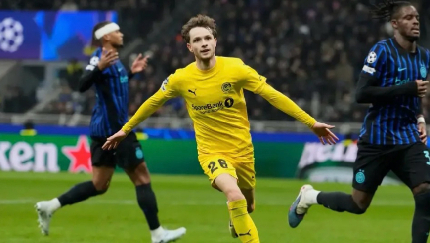 欧冠：国米1-2博德闪耀 两回合2-5被双杀淘汰 阿坎吉超巨失误