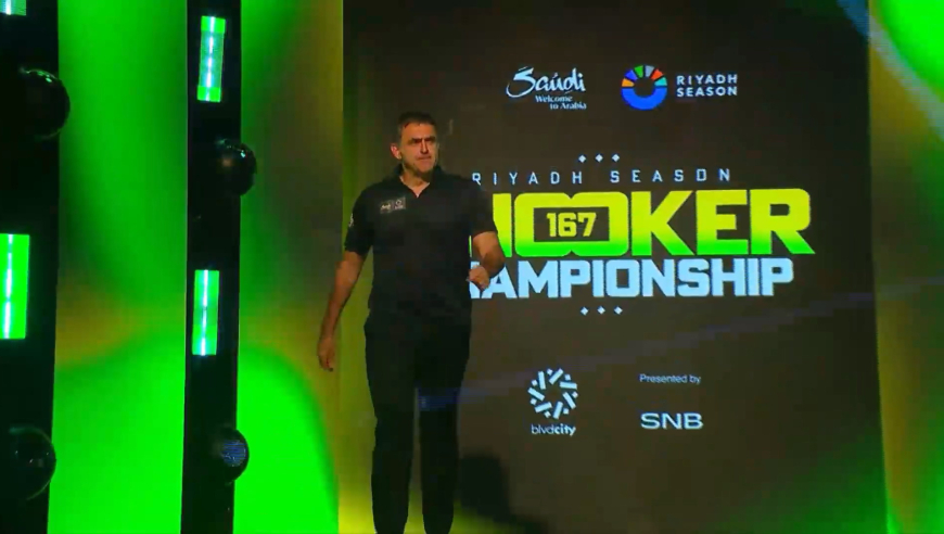 TOP10顶级球员亮相利雅得！丁俊晖赵心童奥沙利文闪耀开幕式