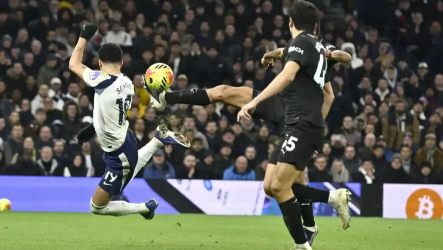 英超第24轮五佳球：索兰克蝎子摆尾神仙球 克鲁皮炸裂凌空世界波