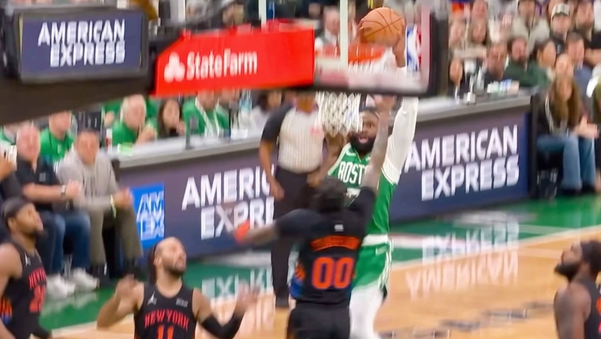 12月3日NBA十佳球｜杰伦布朗蝴蝶穿花双手灌框，阿夫迪亚仙人指路助飞夏普