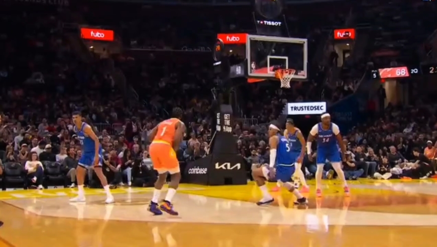 骑士双核!哈登和米切尔联手击败魔术!回顾两人高能表现