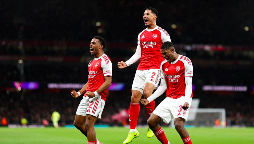 欧冠：阿森纳3-1五连胜领跑 拜仁不败金身告破 塔帅神换人两大替补破门
