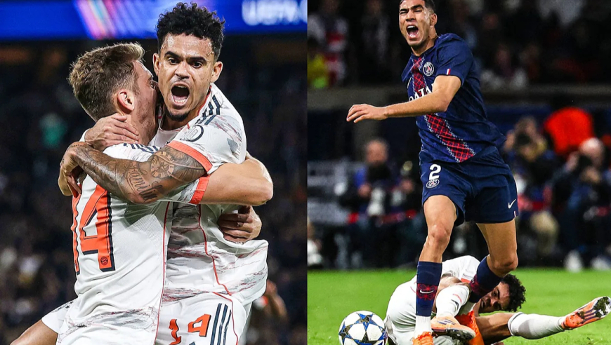 神鬼一体！回看迪亚斯双响后直红：剪刀腿飞铲巴黎悍将痛哭伤退