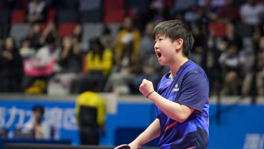 一场4-3绝杀！孙颖莎夺冠原因找到，2点全面升华！争议判罚险抢镜