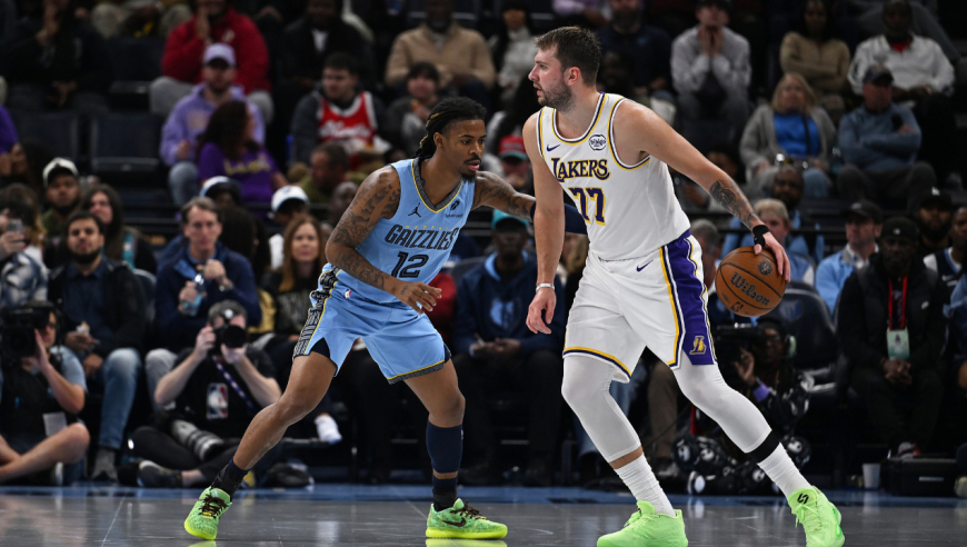 【集锦】湖人117-112灰熊 东契奇复出狂砍44+12率队夺杯赛开门红