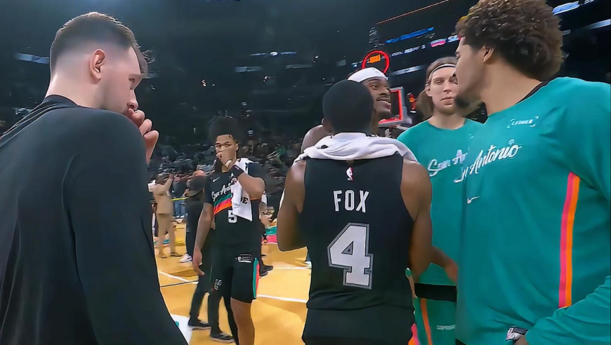 爆发冲突！湖人马刺比赛结束后 范德比尔特与瓦塞尔爆发口角还动手