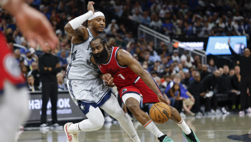 21日NBA前瞻：哈登率领快船客场挑战魔术 威少背靠背欲终结7连败