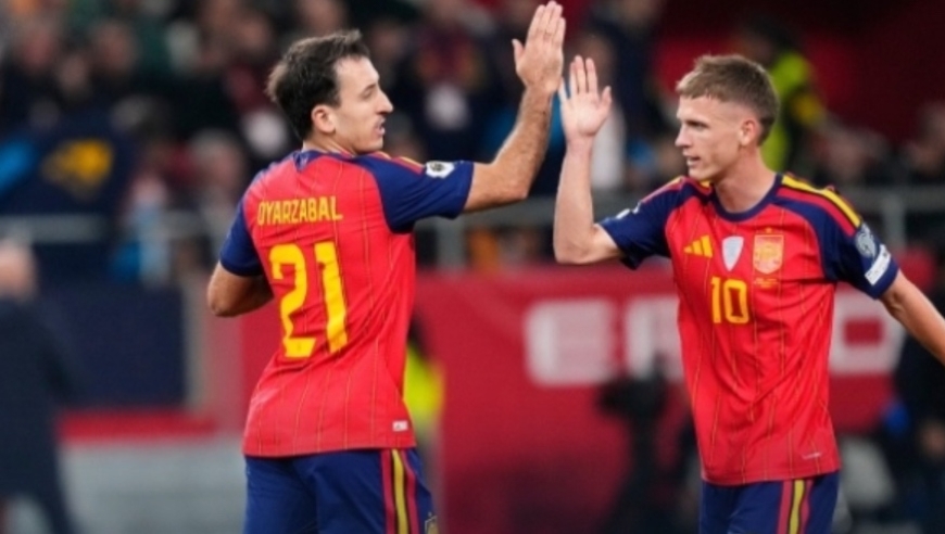 3分钟看西班牙2-2土耳其直通世界杯，奥尔莫、奥亚萨瓦尔建功