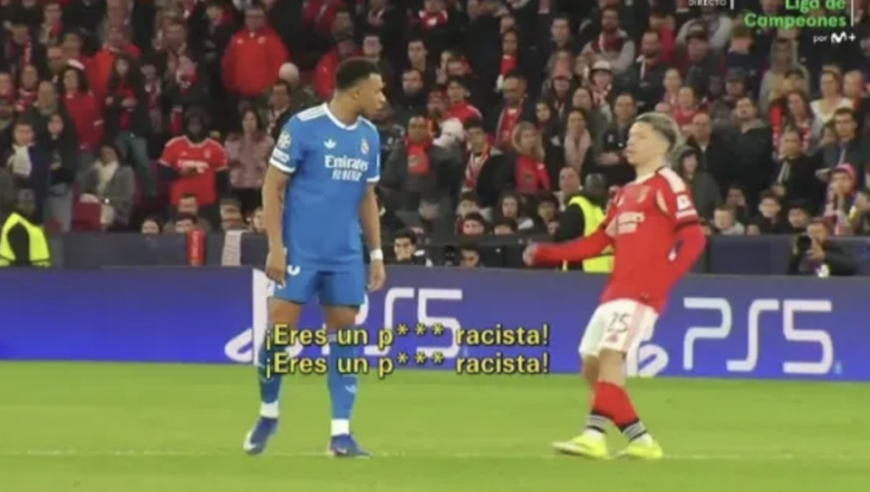 力挺维尼修斯！姆巴佩爆粗怒斥阿根廷前锋：种族主义者 应该逐出欧冠