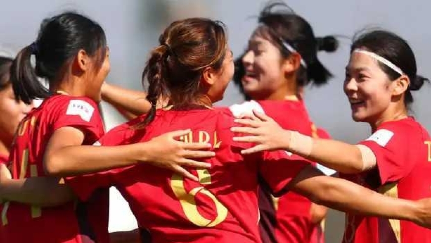 5-0！恭喜中国队，U17女足世界杯首秀造惨案！横扫欧洲杯亚军登榜首