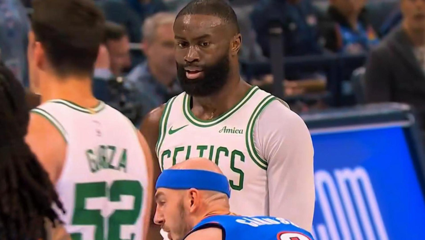 暴打联盟第一！杰伦布朗带领残阵凯尔特人首节前后轰18-3碾压雷霆