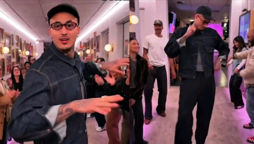 舞步媲美四哥！库兹马轻盈扭臀引爆全场，跨界舞王飒气销魂