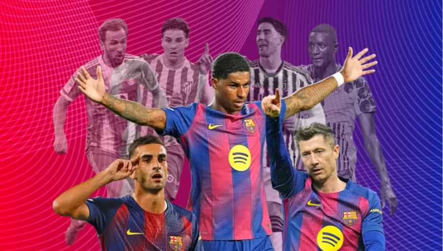 超级强化！曝巴萨3000万买断拉什福德，莱万离队让位，1亿追神锋