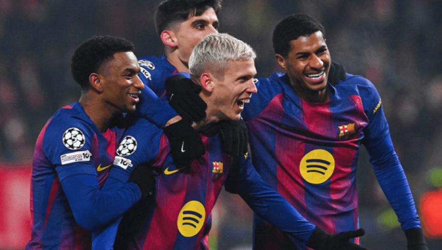 凌晨4点巴萨出战欧冠：8队惨烈竞争！赢球未必能直通16强