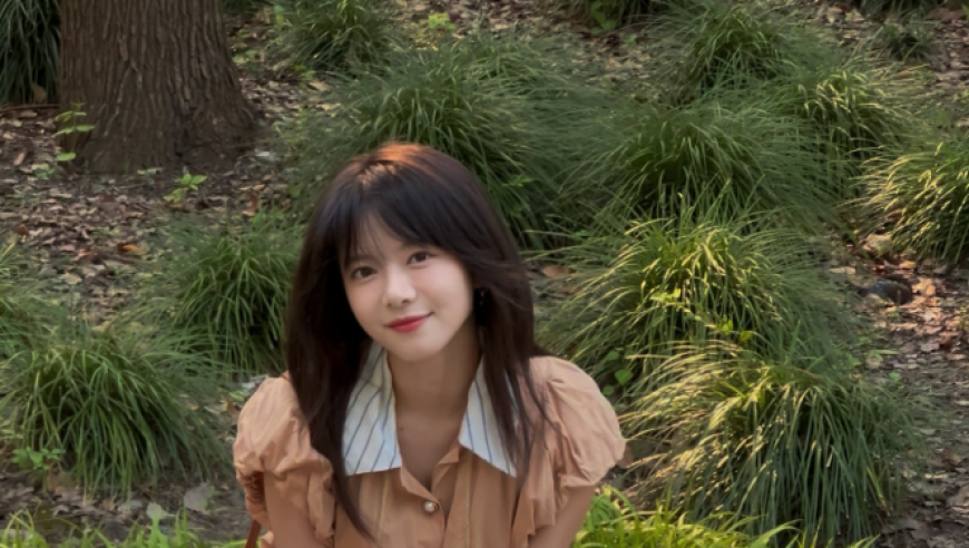 【LPL老婆】骆歆初秋琥珀流光系穿搭，像是美女学姐
