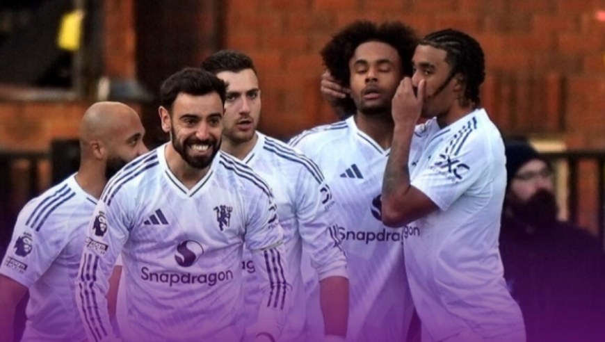 英超-曼联2-1逆转水晶宫，齐尔克泽0度神仙球，芒特远射建功