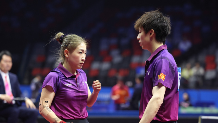 夺金时刻！兑现第二个赛点 林高远/刘诗雯12-10绝杀 两人振臂狂吼