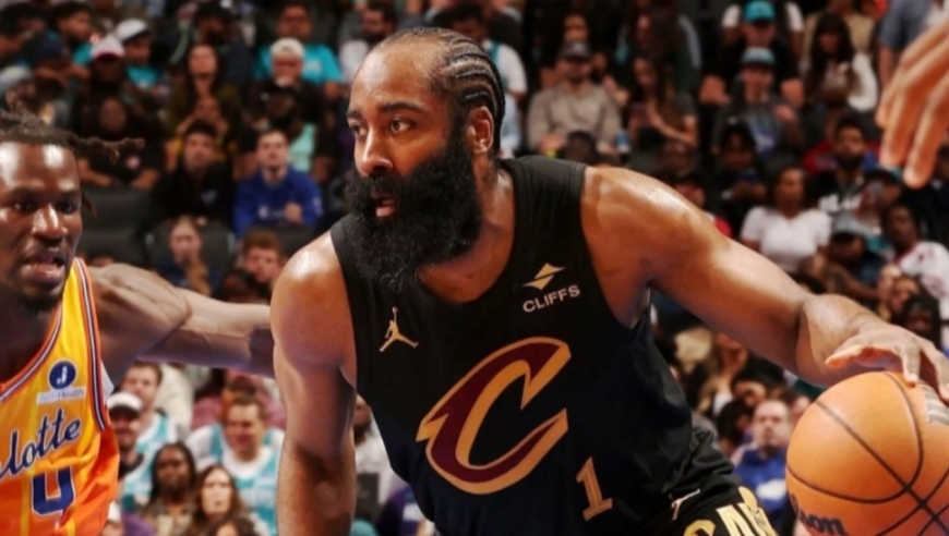 哈登太强了！哈登18分8助攻鬼斧神工盘活球队，骑士球迷看嗨了