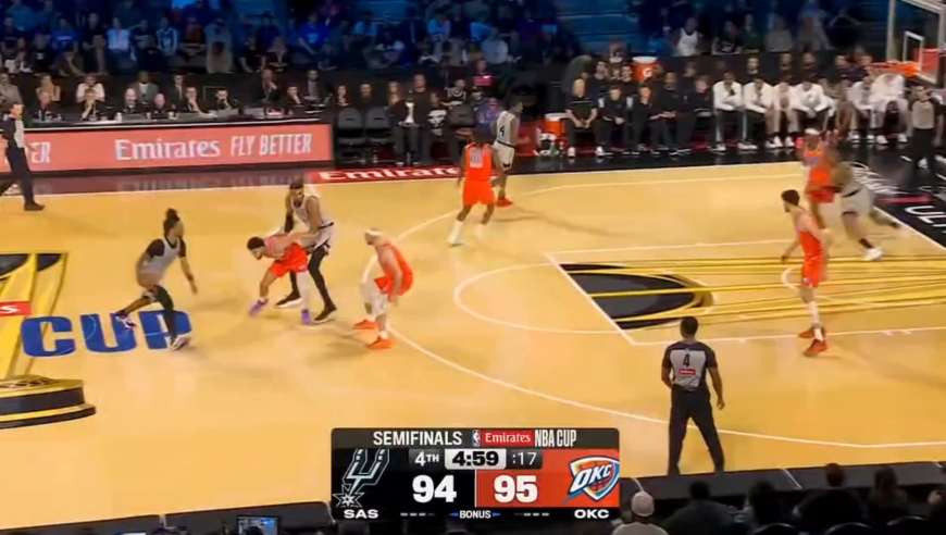 决胜时刻 马刺对阵雷霆最后一刻回顾