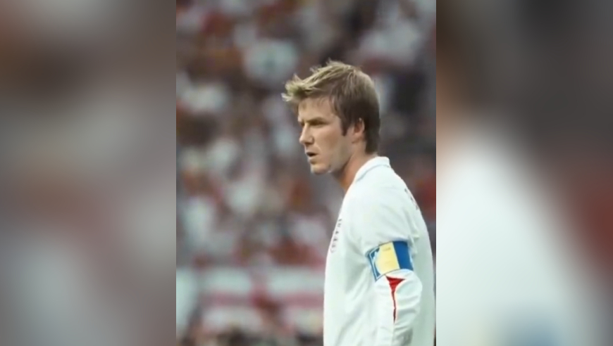 体坛记忆｜足球场上的万人迷，盘点贝克汉姆的十大无解进球！