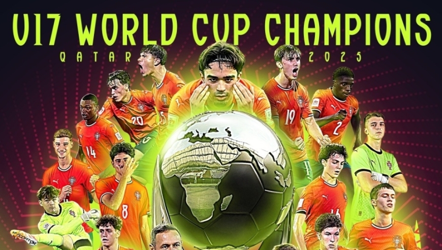 1-0！葡萄牙首夺U17世界杯冠军，终结黑马7连胜，半年内完成大赛双冠
