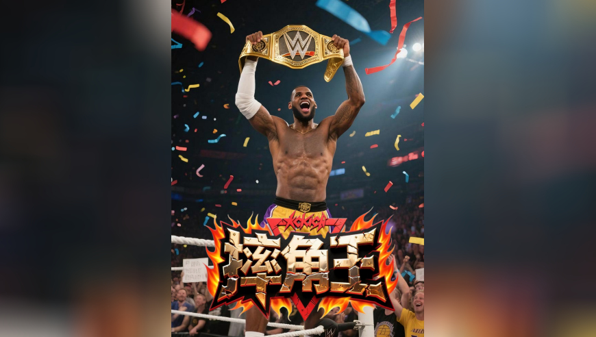 【AI搞笑NBA】跳进舒适圈？老詹进军WWE！