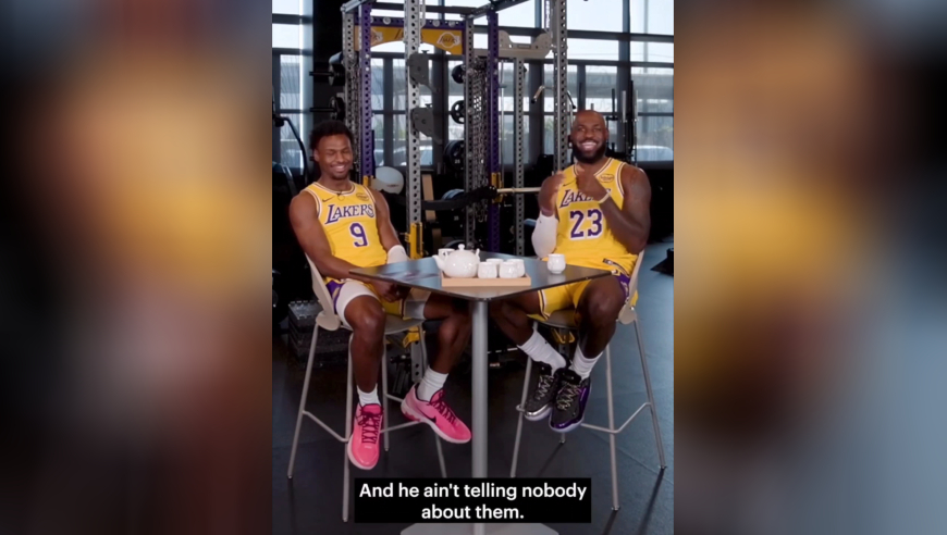 詹姆斯父子真心话！布朗尼透露老詹总是第一个跳舞 里夫斯最会换备胎