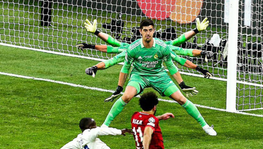 封神！库尔图瓦VS利物浦扑救集锦：单腿挡单刀让范戴克苦笑