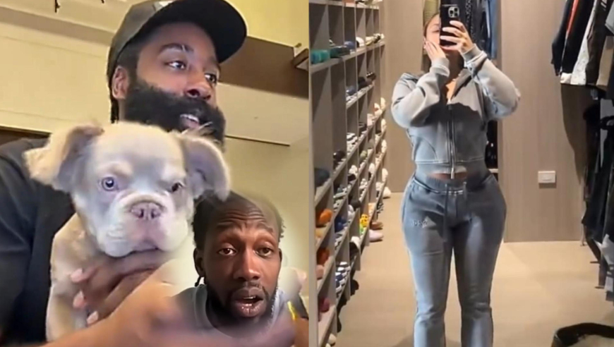 这审美太哈登了！女友晒健美身材，和登哥组&ldquo;顶级臀部二人组&rdquo;