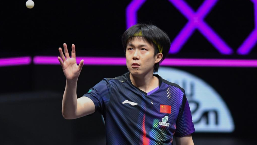 止步8强！松岛辉空vs王楚钦制胜局：王楚钦体力用尽局末连出失误