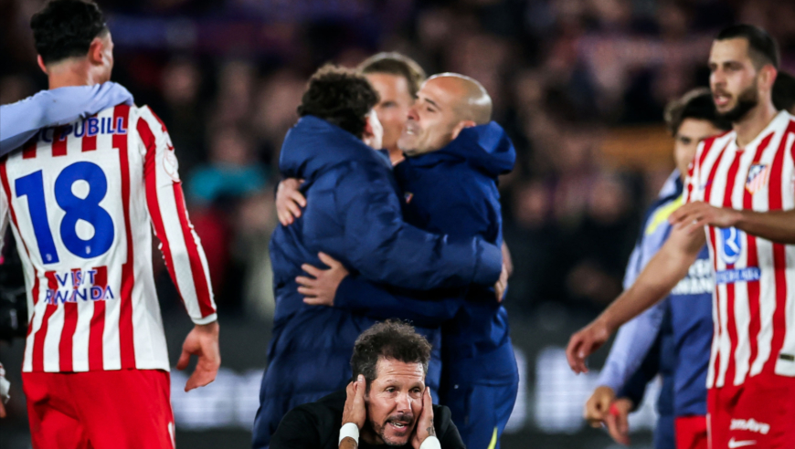 连追三球燃尽了！巴萨3-0总分3-4马竞出局，无缘国王杯决赛