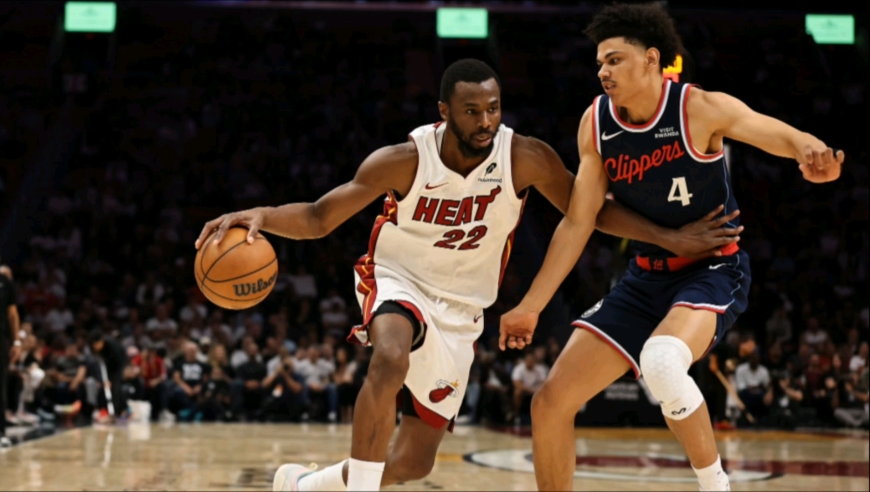 半场打花！慢镜还原热火6分钟狂轰32-4高潮，哈登原地傻眼