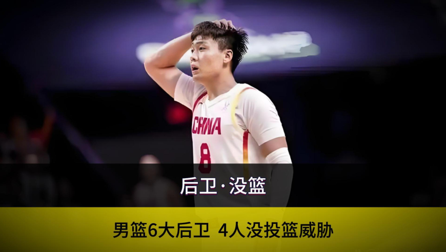 男篮6大后卫，4人没投篮威胁，这球咋打？