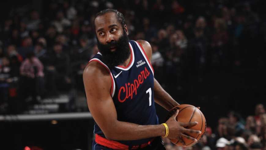 哈登34+6逆转开拓者！献激情3+1携手大洛爆发 率快船豪取3连胜北伐