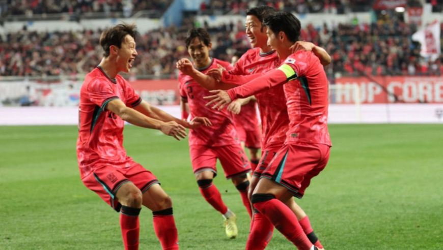 友谊赛：韩国2-0玻利维亚 孙兴慜任意球世界波 曹圭成替补破门