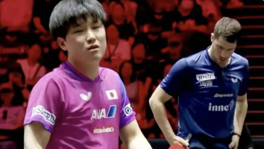 张本智和苦笑！在新加坡遭遇客场：全场观众在为对手加油 耻辱一败