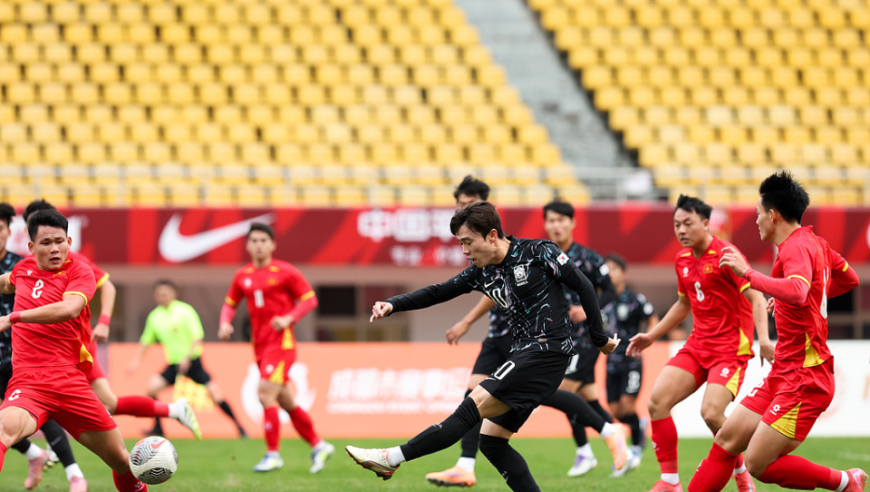 韩国1-0越南！熊猫杯2胜1负收官，U22国足形势明朗：末轮赢球即夺冠